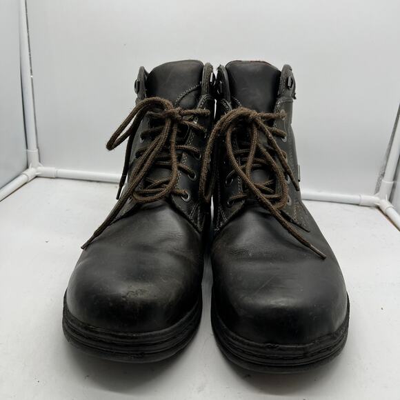 Abeo 24/7 RANGER Boots Mens 11.5 Ankle Brown Leather Work Boot Waterproof - Picture 6 of 14